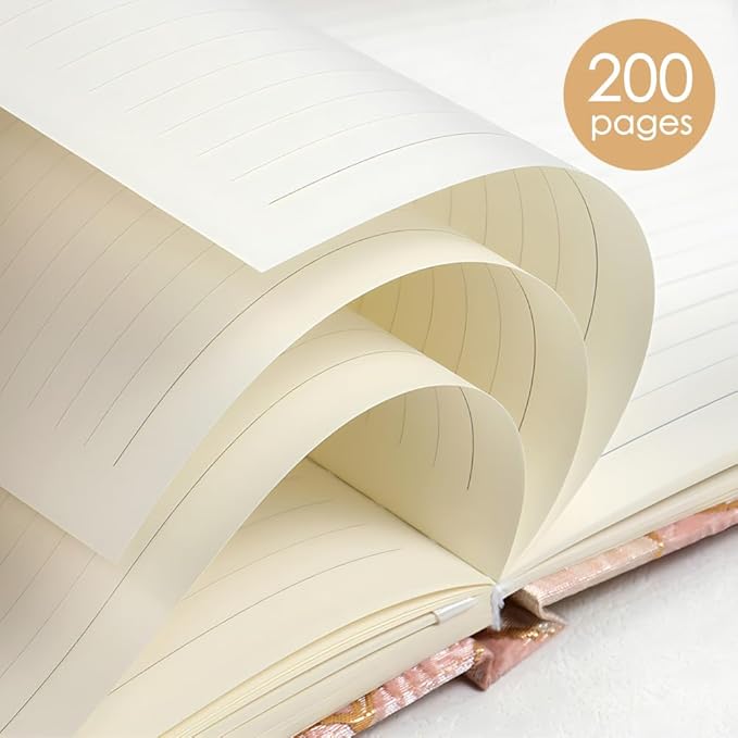 Floral Journal for women, Hardcover Notebook, A5, 6x8, Ruled Pages, Lay Flat, Pretty Journal, Lily Flower, Pink, can be Reading Journal, Writing Notebook, Self Love Journal, Personal Journal