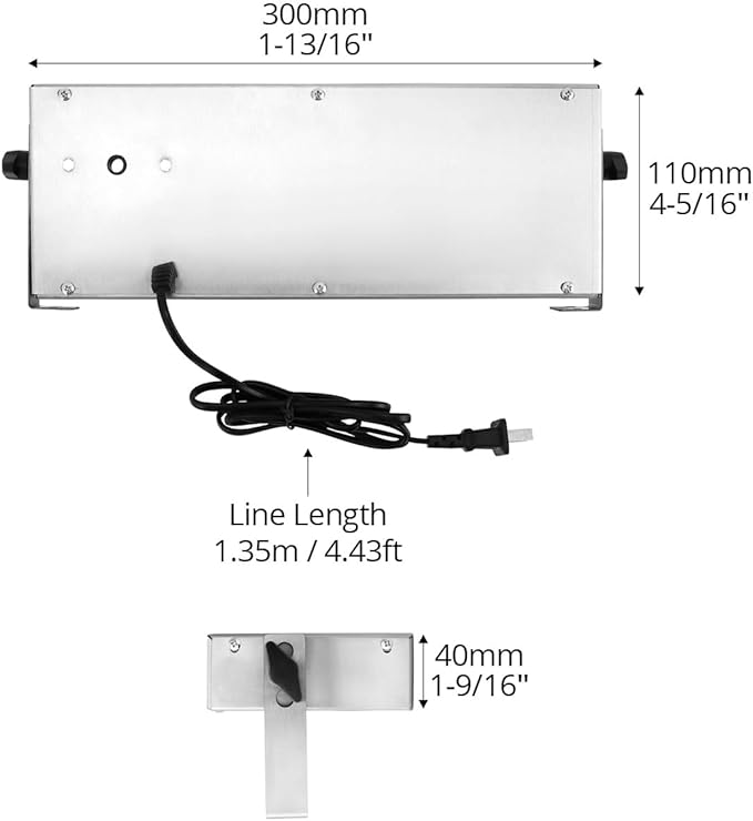 QWORK 2 Pack 8-Channel Multi-Timer Kitchen Clock, Led Digital Cooking Timer