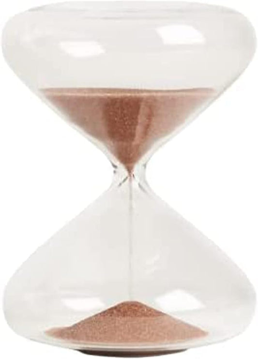 Intelligent Change Mindful Focus 5-Minute Hourglass Sand Timer, Desk Timer for Productivity and Time Management, Minimalist Hourglass Timer, Decorative Gifts, 3.3 (L) x 2.9 (W) inches