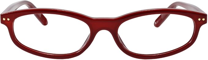 TIJN Olisa Blue Light Blocking Glasses for Women Men,Oval Glasses Frame Bluelight Glasses for Gaming/Computer/Screen