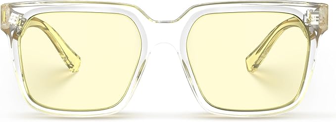 VISOONE Gaming Glasses Blue Light Blocking Oversized Square Computer Eyewear Men Women Cougar