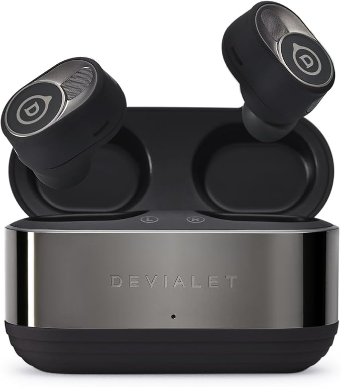 Devialet - Gemini II True Wireless Earbuds - Iconic White - Audiophiles - Daily Music & Commute - Pristine Audio Fidelity Sound Clarity and Effective Noise Cancellation.