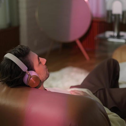 Bang & Olufsen Beoplay H95 Premium Comfortable Wireless Active Noise Cancelling (ANC) Over-Ear Headphones with Protective Carrying Case, Gold Tone