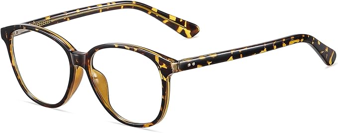 MEETSUN Blue Light Blocking Glasses for Women Cat Eye Blue Light Glasses TR Frame Anti Eyestrain UV Glare Computer Gaming Eyeglasses(Leopard Frame)