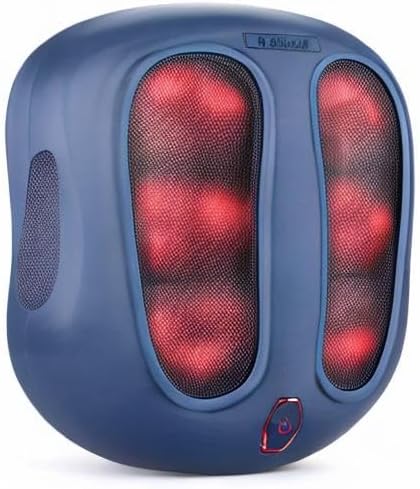 Nekteck Foot Massager with Heat, Shiatsu Foot Massager for Neuropathy, Plantar Fasciitis, Electric Heated Foot Massage Machine for Pain Relief and Circulation, Gifts for Man Woman Her Him Birthday
