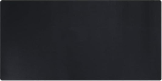 KINGFOM Desk Pad Office Desktop Protecter, PU Leather Desk Mat Blotters Organizer with Comfortable Writing Surface (47.2" x 23.6", Black)