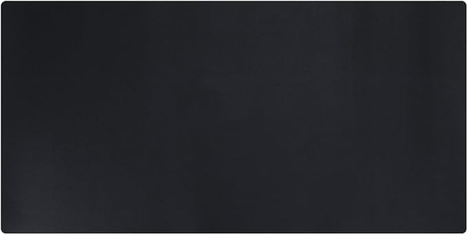 KINGFOM Desk Pad Office Desktop Protecter, PU Leather Desk Mat Blotters Organizer with Comfortable Writing Surface (23.6" x 11.8", Black)