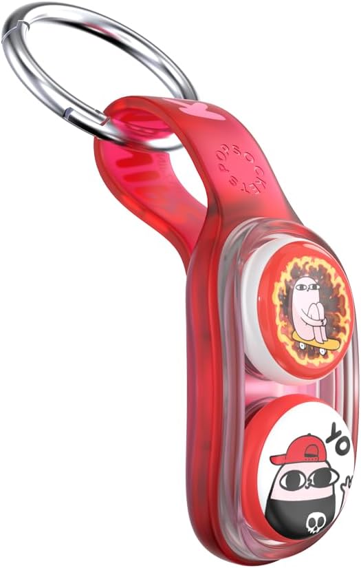 PopSockets PopPuck- Trick Magnet and Fidget Toy, Ketnipz - Skateboard