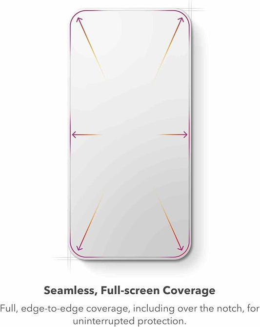 ZAGG XTR2 Screen Protector for iPhone 14 Pro Max - Glass, Dynamic Island Compatible, with New Anti-reflective Technology, Anti-dust installation, InvisibleShield, Ultra Strong Hexiom Impact Technology