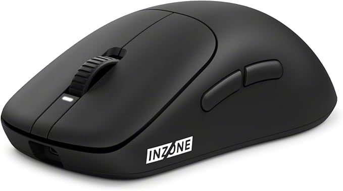Sony INZONE Mouse-A Ultra-Lightweight 48g Wireless Gaming Mouse with Dongle, Optical Switch, 8000Hz Polling, 30K DPI Sensor, 90Hr Battery, Customizable Buttons, USB-C