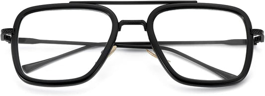 Tony Stark Style Blue Light Blocking Glasses for Men Women, Iron Man and Spider-Man Computer Gaming Glasses