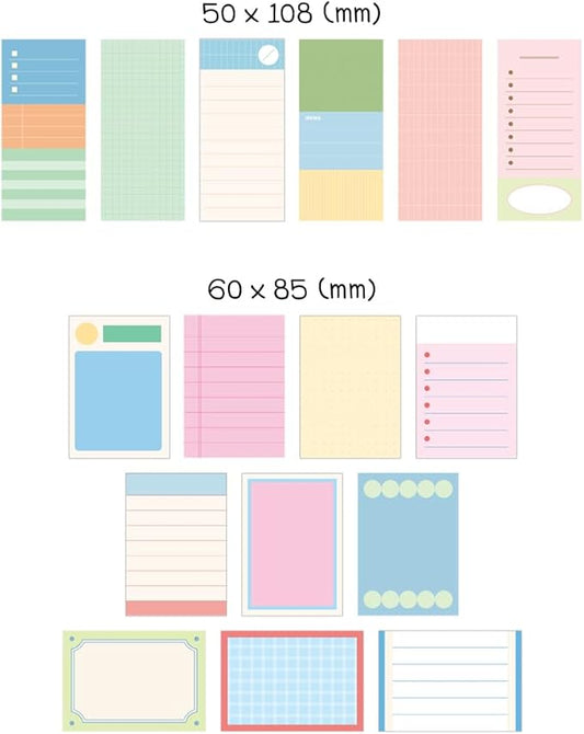 Monolike Plan Sticker Pack Series.2 (102Pcs) - Variety Pack, Journal, Scrapbook, Waterproof, Fancy Sticker