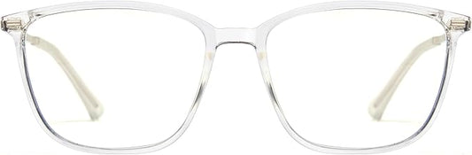 Cyxus Blue Light Blocking Glasses Photochromic Men Square Computer Gaming UV400 Protection 8208iT34