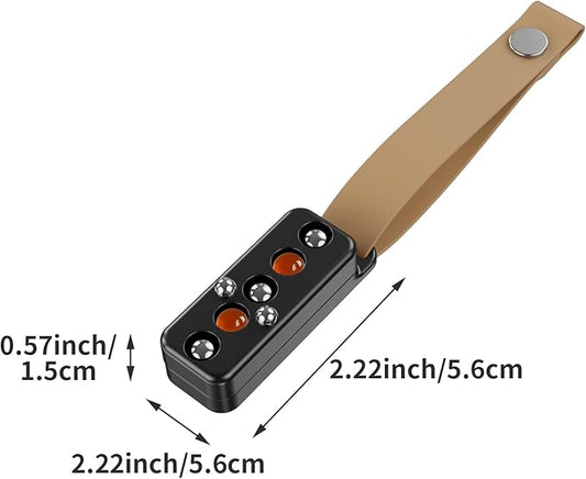 Fidget Slider for Adults, Fidget Slider Toy, EDC Fidget Toys Adults Slider Fidget Toy, (Amber)