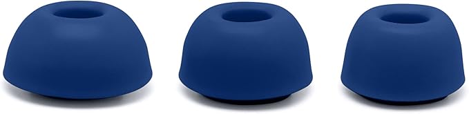 WC TipZ - Upgraded Memory Foam Ear Tips for Airpods Pro Made by Wicked Cushions | Improved Comfort, Tighter Seal, Better Foam Rebound Time | Fits Perfectly in Charging Case | (Navy Blue)