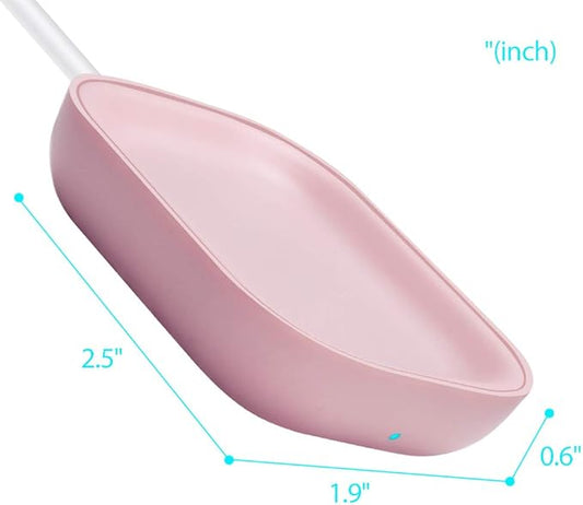 for Airpod Charger, Designed Wireless Charger for Airpods 4(ANC)/3rd/2nd Gen, for New AirPod Pro 3 (2025)/ 2nd Gen, Wireless Earbuds, Slim & Compact for Travel Home Office, Pink