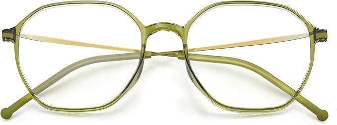 VISOONE Lightweight TR90 Blue Light Blocking Glasses Frame with Anti Glare Eye Protection for Women and Men RANE