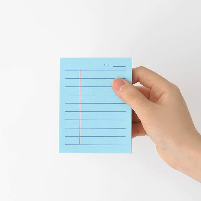 Monolike Memopad Boldline Color design SET - 4 Packs, 4 Different Designs, 100 Sheets Per Pad, Total 400 Sheets, Note pads, Writing pads, 3.15 x 4.17 Inches