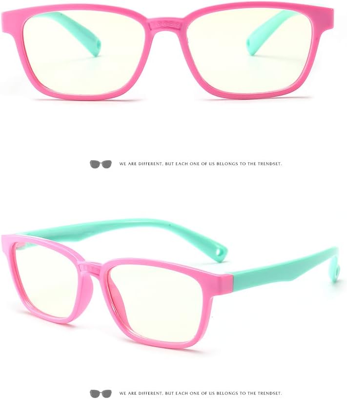 Anti Blue Light Glasses for Kids Computer Glasses, Video Gaming Glasses for Children