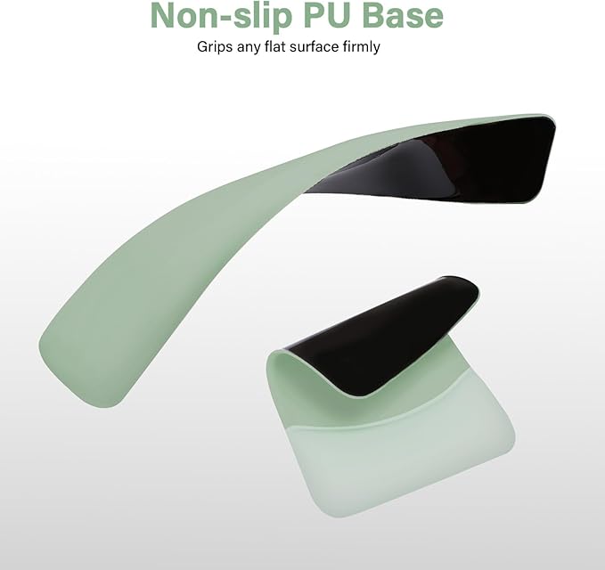 MOSISO Wrist Rest Support for Mouse Pad&Keyboard Set, Rectangular Ergonomic Mousepad Non-Slip Base Home/Office Pain Relief&Easy Typing Pad with Neoprene Cloth&Raised Curved Memory Foam, Green