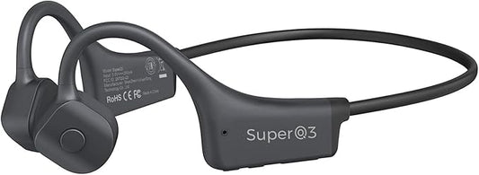 Bone Conduction Headphones - Bluetooth 5.2 Open Ear Headphones IP67 Waterproof Sport Earphones with Noise-Cancelling Mic - Wireless Bone Conducting Headset for Running Hiking Cycling