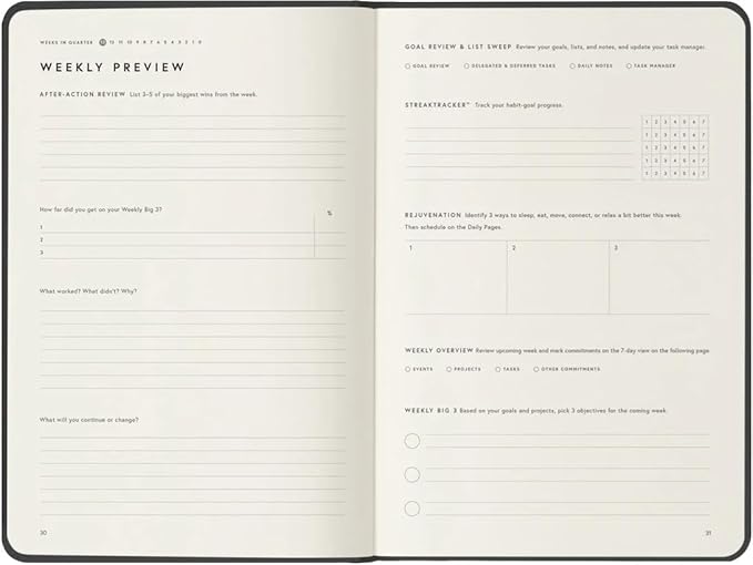 Full Focus Leather Planner (Saddle)