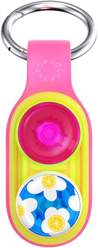 PopSockets PopPuck – Magnetic Fidget Toy for Adults & Kids, Trick Magnet, Sensory Toy for Stress Relief & Focus - Pink Lemonade