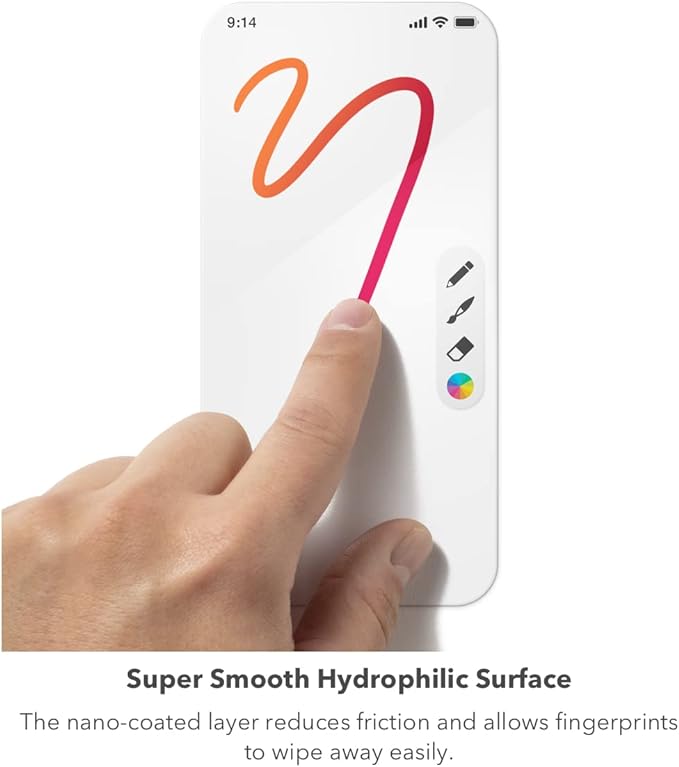 ZAGG Glass Elite VisionGuard+ for iPad Mini 6th Gen - Ultra-Strong Screen Protector with Eyesafe® Layer and Superior Color Preservation