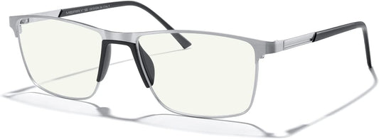 MERRY'S Fashion Blue Light Blocking Glasses - Reading Glasses Metal Frame Spring Hinge Readers for Men Eyeglasses