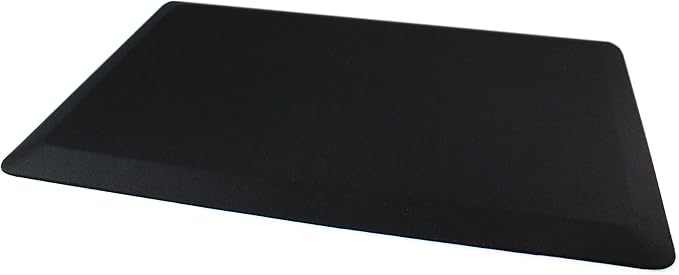 Ultralux Anti-Fatigue Standing Comfort Mat, Thick Non-Slip Cushioned Kitchen Floor Mat 3/4” Thick 20" x 32" Premium Durable Ergonomic Multi-Use Standing Support Pad, Home, Office, Kitchen Rug, Black