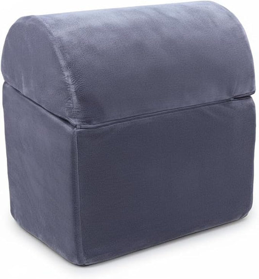 Adjustable Foot Rest for Under Desk - 3-in-1 Ergonomic Foot Stool with Zipper Connection, Height Adjustable for Office, Home & Gaming (Gray)