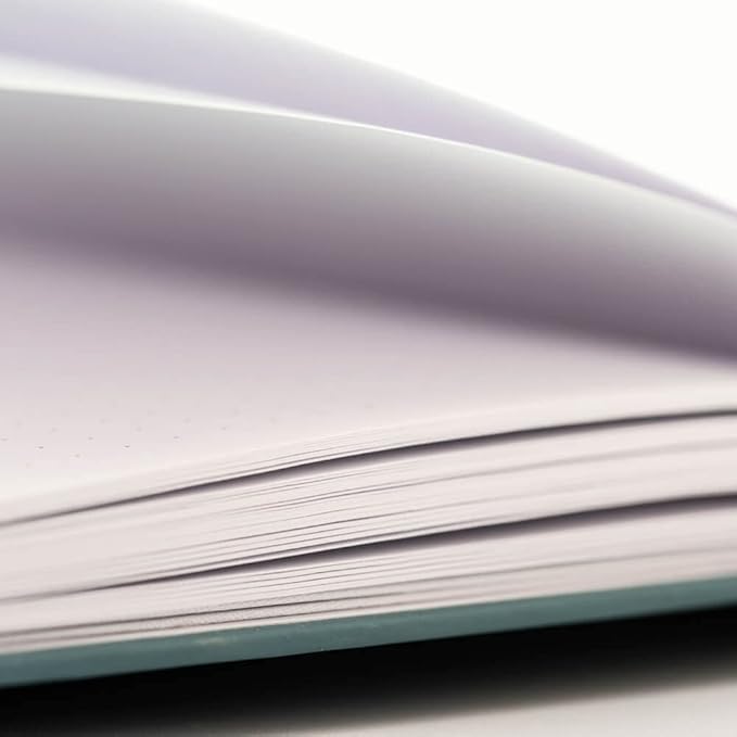 Yop & Tom Bullet Dotted Journal (A5) - Dandelion - Dot Grid Notebook With Extra Thick Paper (160 GSM) - Midnight Blue