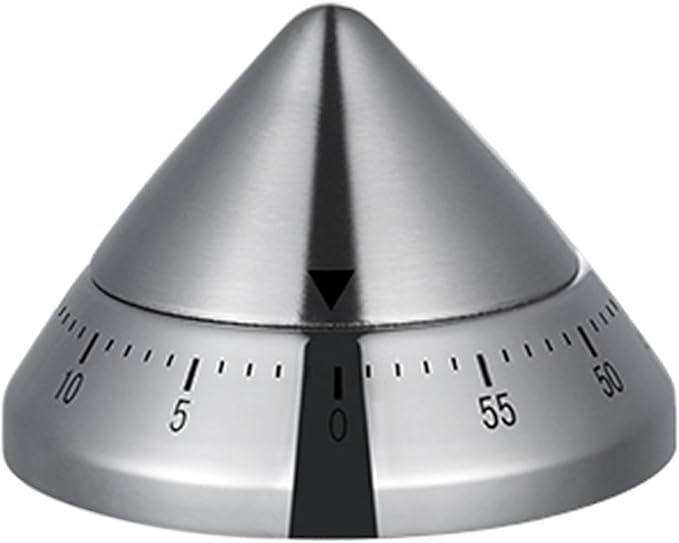 Mechanical Kitchen Timer, Cute Wind Up 60-Minute Manual Countdown for Kids, Classroom, Home, Study and Cooking