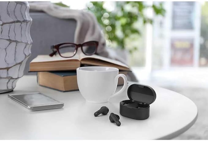 PHILIPS True Wireless Earbuds, TWS Bluetooth 5.3 Headphones, 13mm Drivers, AI Mic for Clear Calls, IPX4 Waterproof, 15 Hours Playtime, Compatible w/iPhone Android & Bluetooth Devices, TAT1138