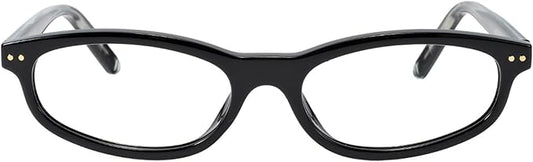 TIJN Olisa Blue Light Blocking Glasses for Women Men,Oval Glasses Frame Bluelight Glasses for Gaming/Computer/Screen