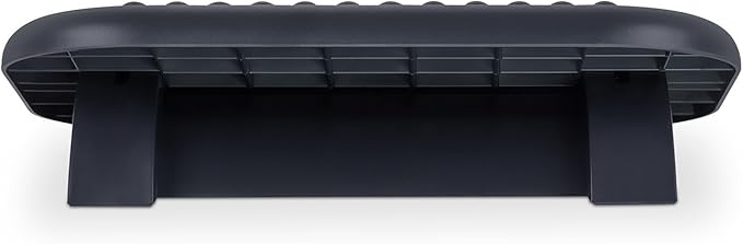 Mount-It! Ergonomic Foot Rest Under Desk | Adjustable Tilt Footrest with Textured Massage Surface | Work Footstool Under Office Desk Foot Support - Black