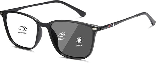 Cyxus Blue Light Blocking Glasses Men Women Computer Gaming Glasses Rectangle UV400 Photochromic glasses 8208i02