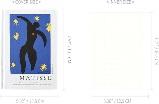 Monolike Hardcover Henri Matisse Diary, HENRI MATISSE JOURNAL Ⅱ - Academic Planner Weekly & Monthly Planner