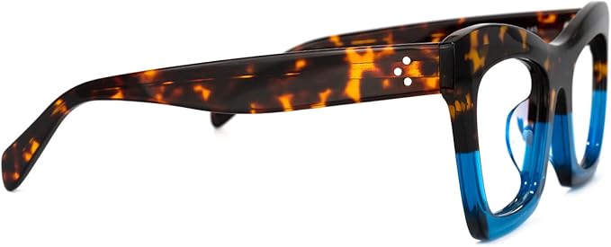 VOOGLAM Stylish Rectangle Blue Light Blocking Glasses for Women Anti Eyestrain Dry Eyes Eyewear Sienna