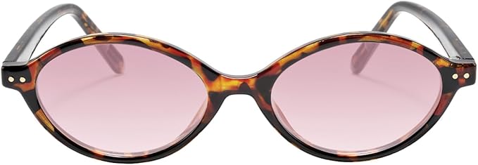 TIJN Olisa Blue Light Blocking Glasses for Women Men,Oval Glasses Frame Bluelight Glasses for Gaming/Computer/Screen