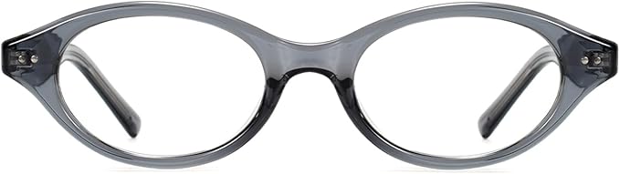 TIJN Olisa Blue Light Blocking Glasses for Women Men,Oval Glasses Frame Bluelight Glasses for Gaming/Computer/Screen