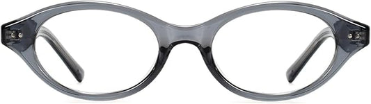 TIJN Olisa Blue Light Blocking Glasses for Women Men,Oval Glasses Frame Bluelight Glasses for Gaming/Computer/Screen