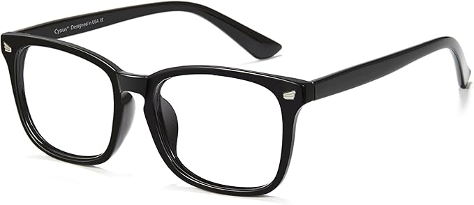 Cyxus Blue Light Glasses for Men Women Reduce Eye Strain UV Blocking for Computer Screen 8082