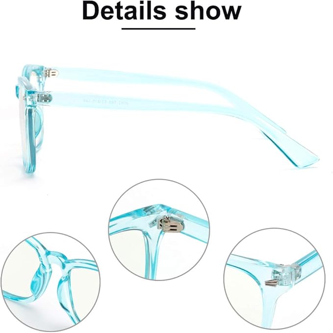 Cyxus Blue Light Glasses for Men Women Reduce Eye Strain UV Blocking for Computer Screen 8082