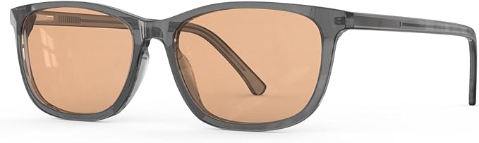 Bloomoak Rose Migraine Glasses, FL- Flex Light Sensitivity Relief Glasses for Fluorescent LED Glare,Photophobia, Eye Strain