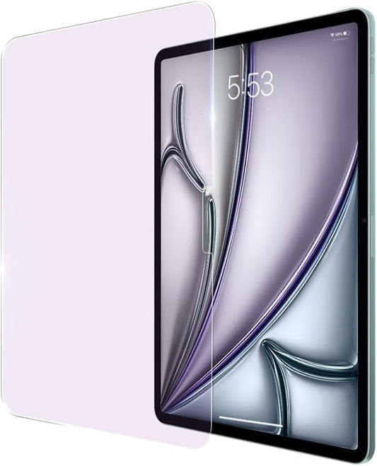 PERFECTSIGHT Anti Glare Blue Light Screen Protector Compatible with iPad Air 13 Inch M3/M2 (7th/6th Generation, 2025/2024), Matte Low Reflection Eye Protection Blue Light Filter Tempered Glass, 1 Pack