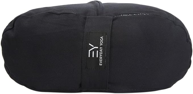 Everyday Yoga Premium Bolster, Meditation Pillow, Super Soft & Lightweight with Carry Handle - Firm Support for Restorative Yoga, Multi-color