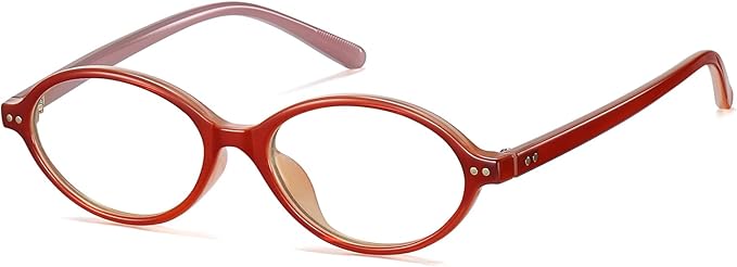 HAOLOTA Blue Light Blocking Glasses Women, Trendy Round Anti Eyestrain UV Glare TV Phone Computer Gaming Eyeglasses