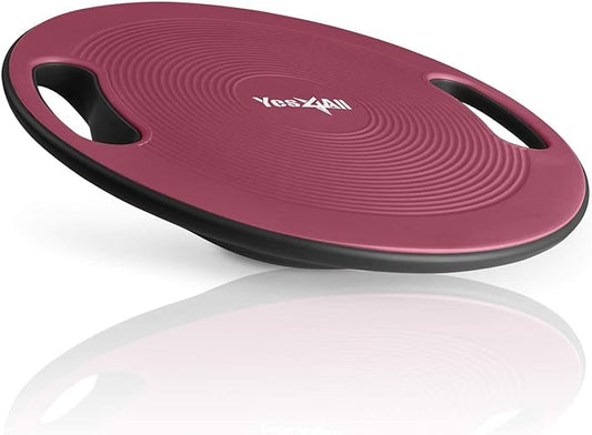 Yes4All Upgraded Wobble Balance Board, 16.34" TPE Non-slip, Stability Board for Home Gym, Standing Desk & Physical Therapy
