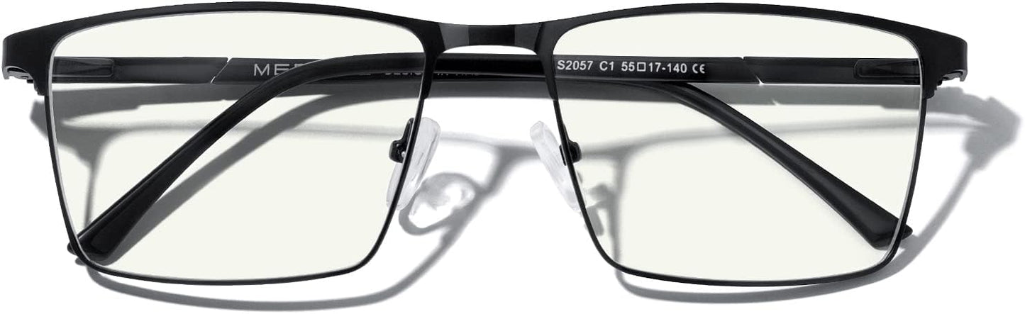 MERRY'S Men's Blue Light Blocking Glasses - Vintage Computer Reading Glasses for Men